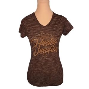 HARLEY Davidson woman's vneck shirt
